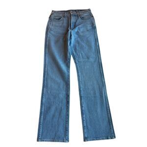 USA Made NWT Daily Blue BURN in Typhoon Denim Jeans Straight Leg High Waist 27